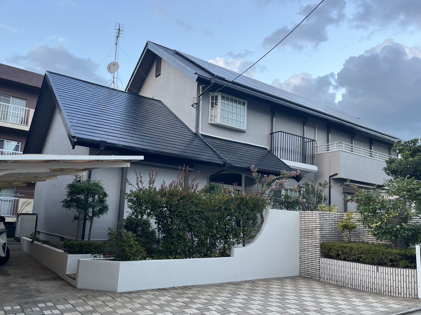 福岡市早良区　T様邸　外壁塗装工事　屋根塗装工事　築30年