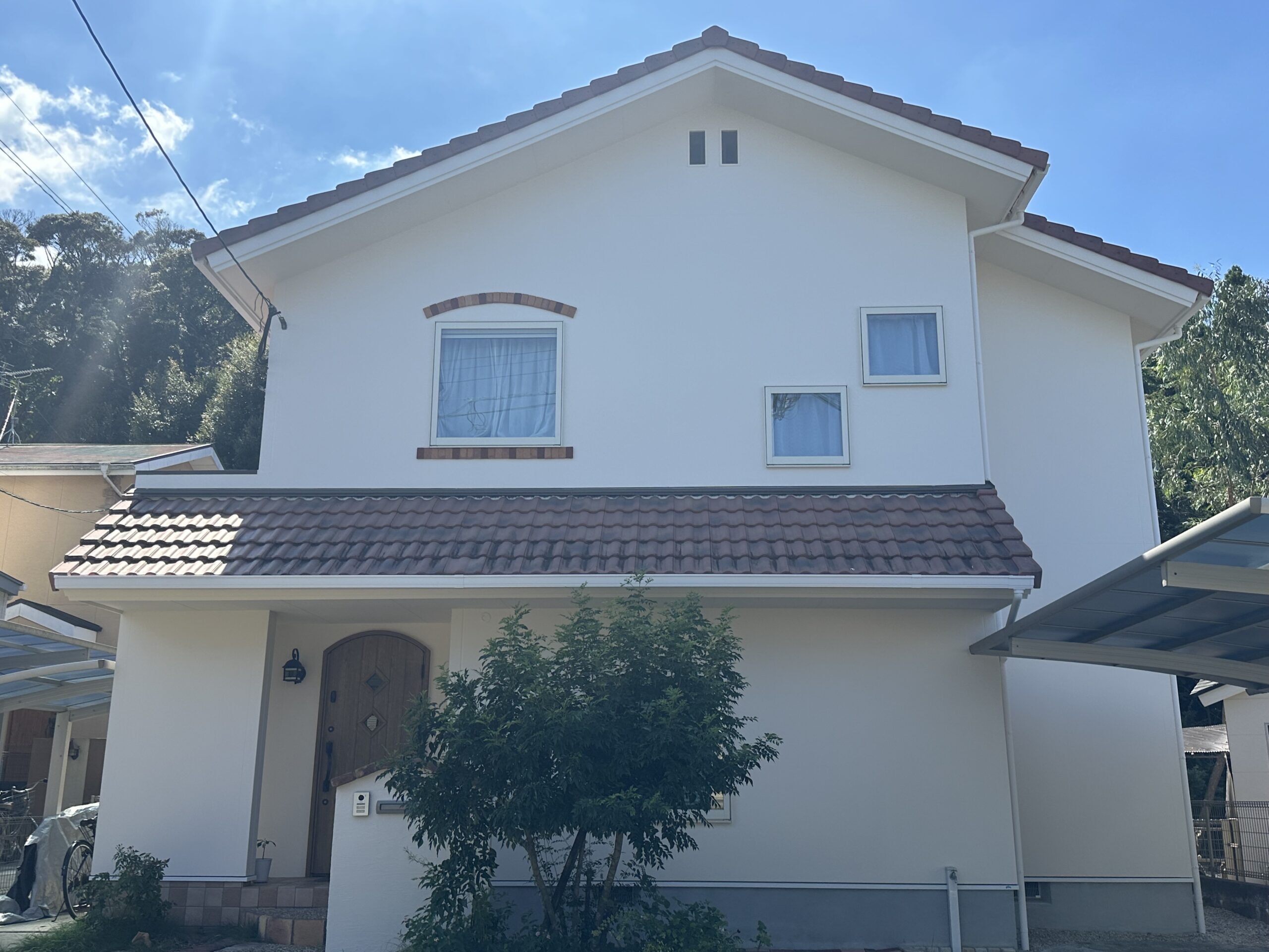 福岡市城南区　F様邸　外壁塗装工事　築13年