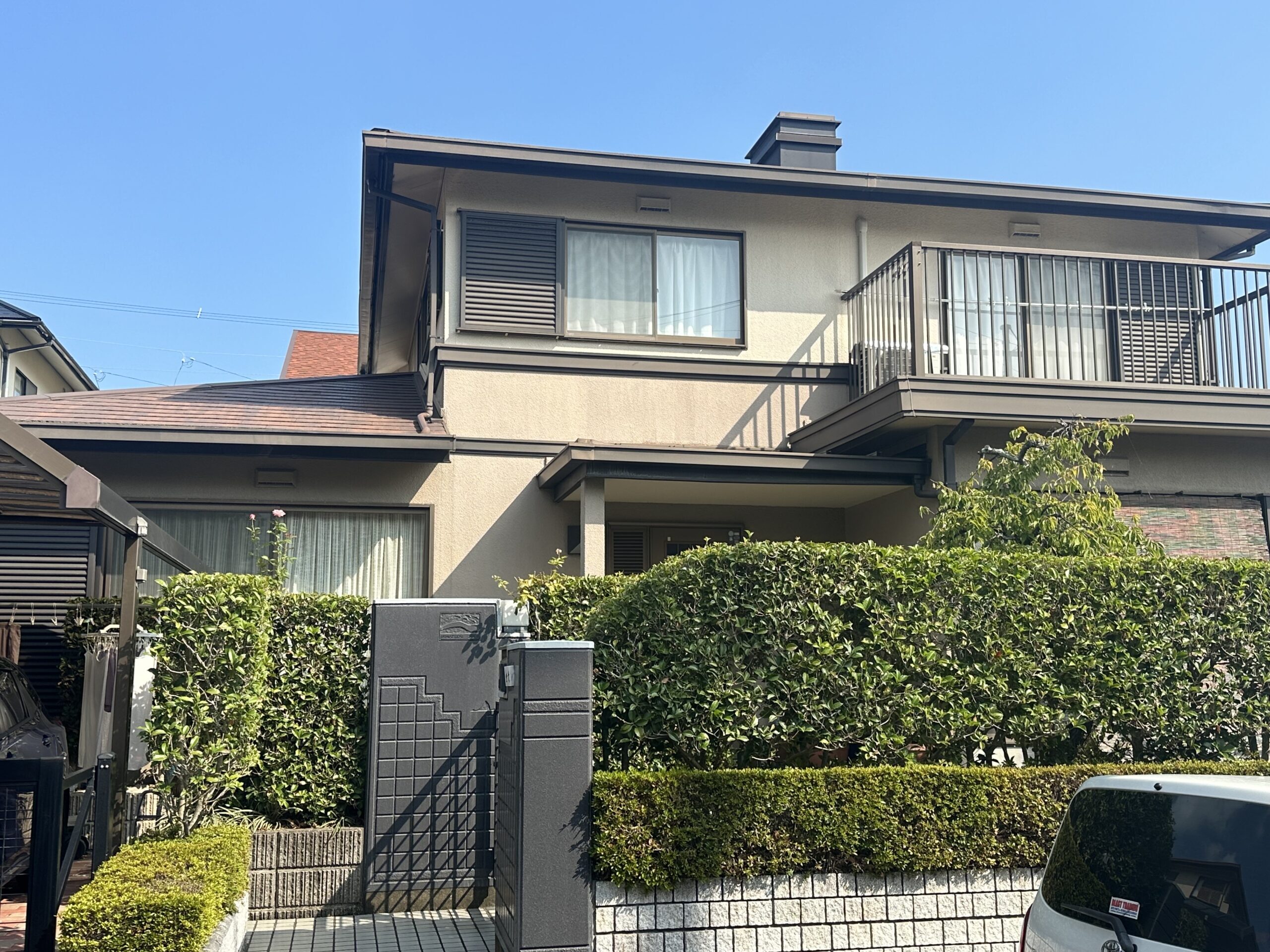 福岡市西区　K様邸　外壁塗装工事　屋根塗装工事　築30年