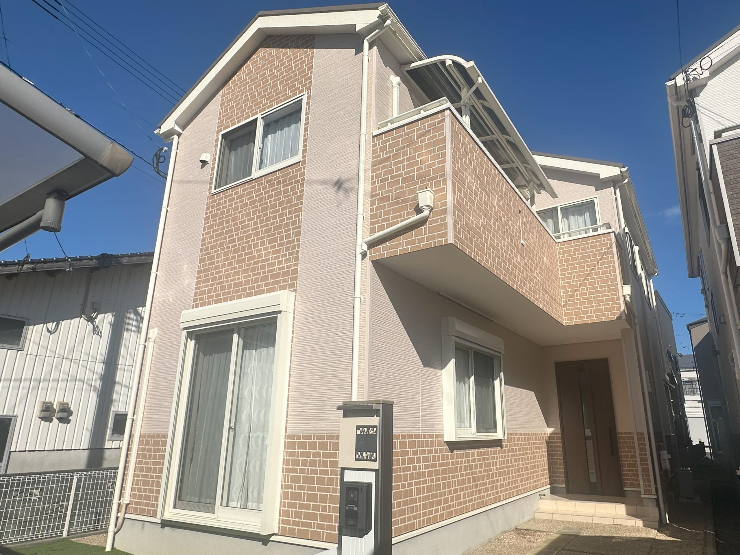 福岡市西区　M様邸　外壁塗装工事　屋根塗装工事　築9年