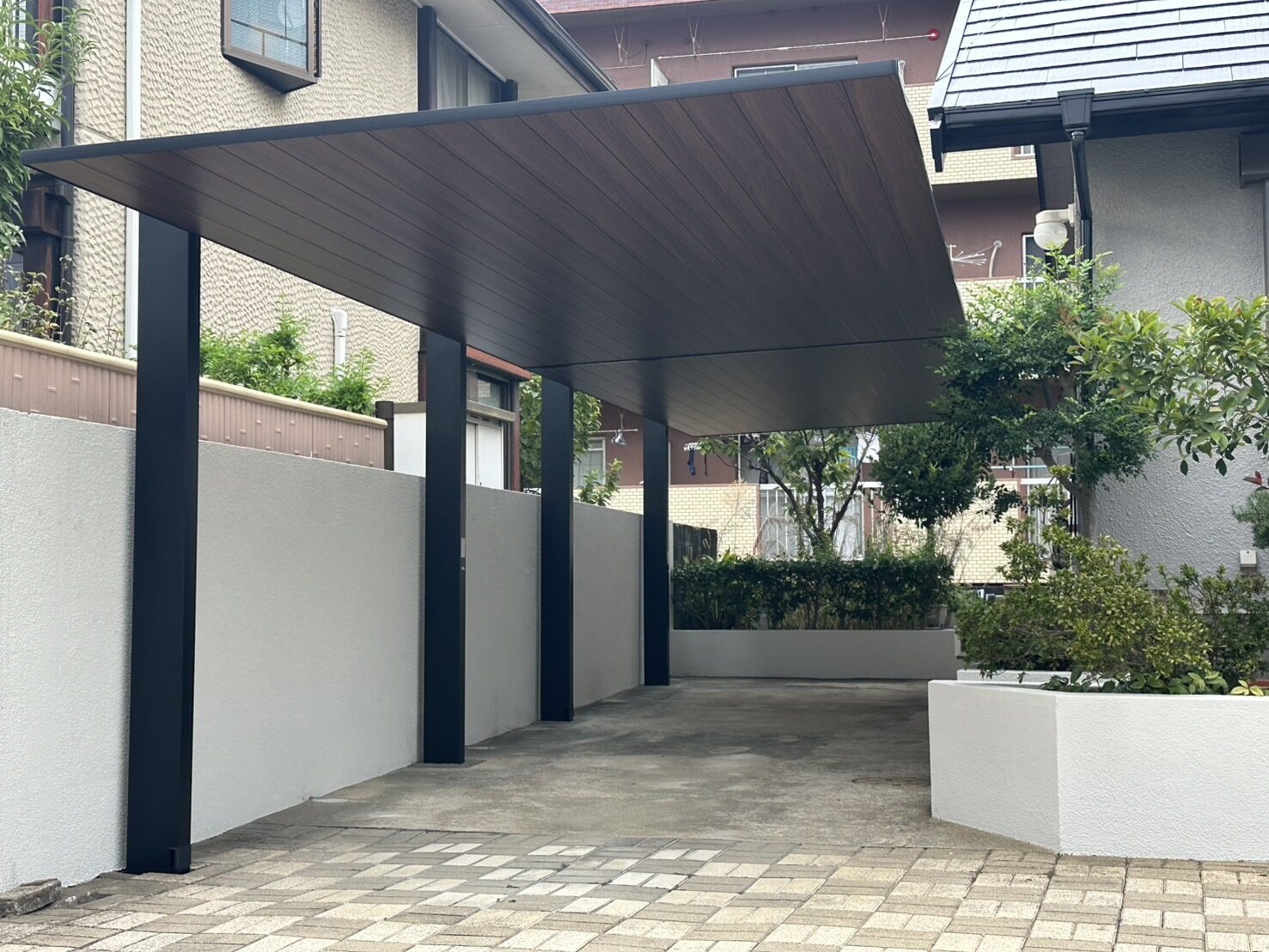 福岡市早良区　T様邸　カーポート新設工事　築30年