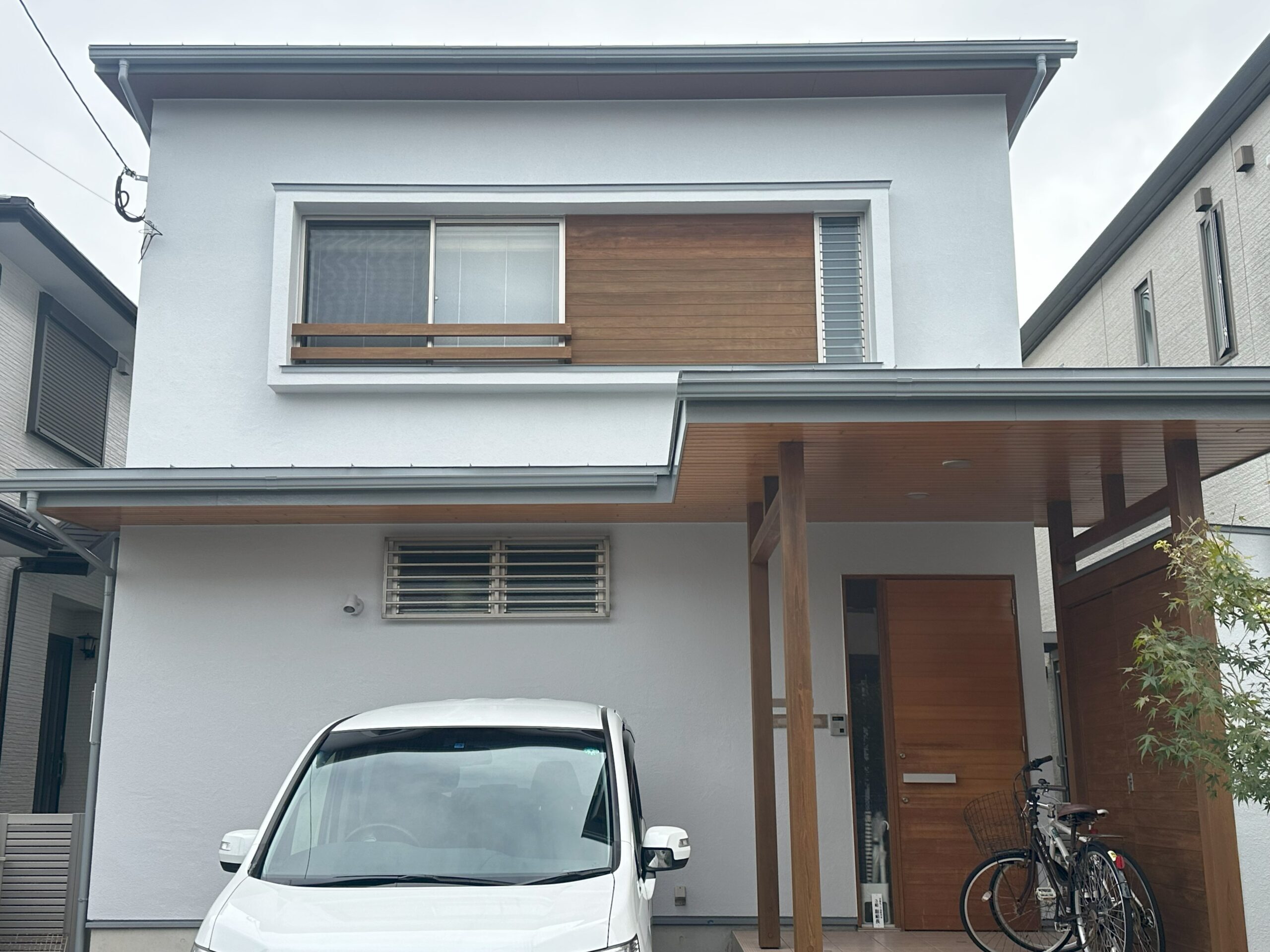 福岡市早良区　H様邸　外壁塗装工事　屋根塗装工事　築15年