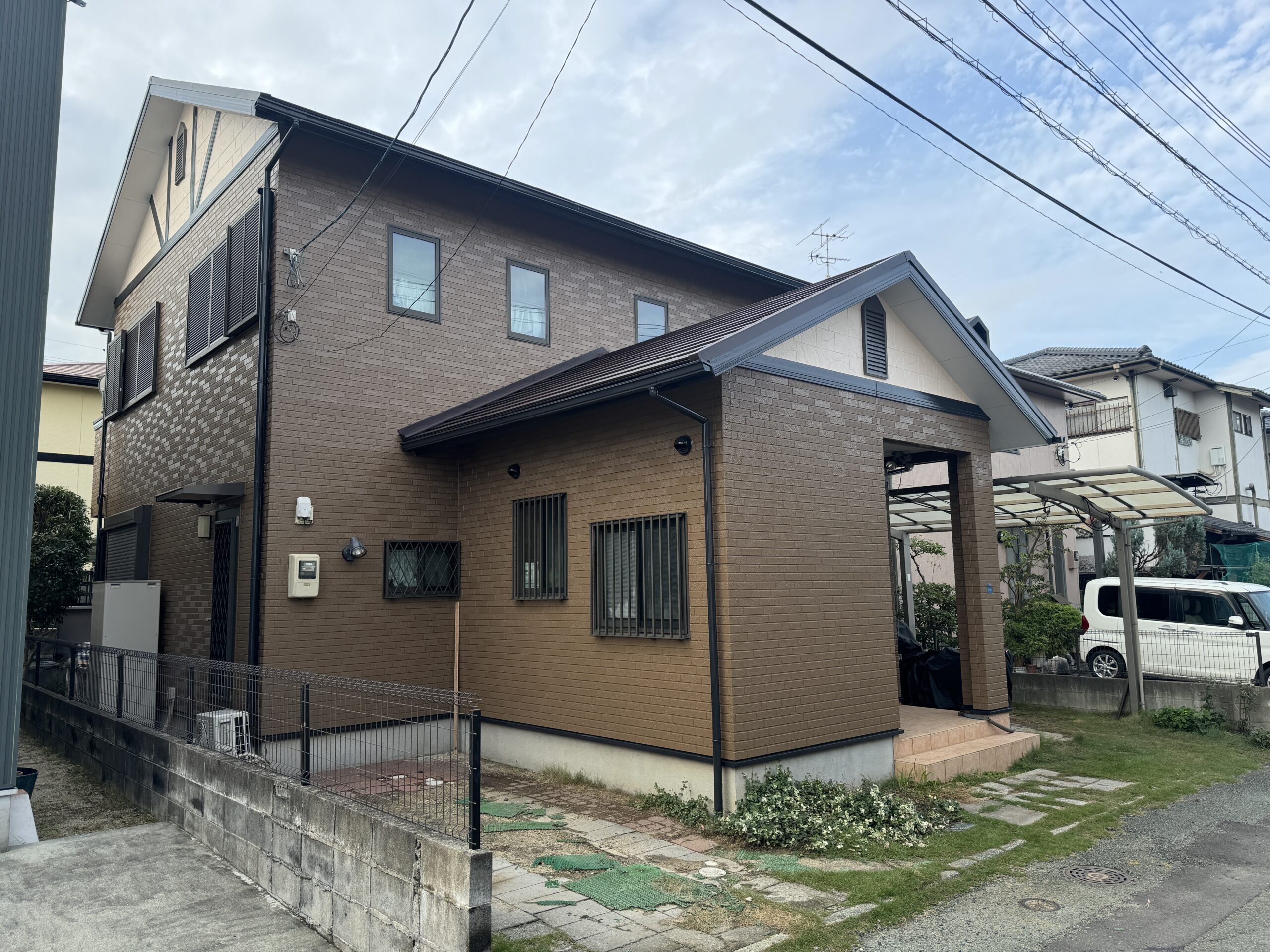 熊本市東区 I様邸　外壁塗装工事　20241023