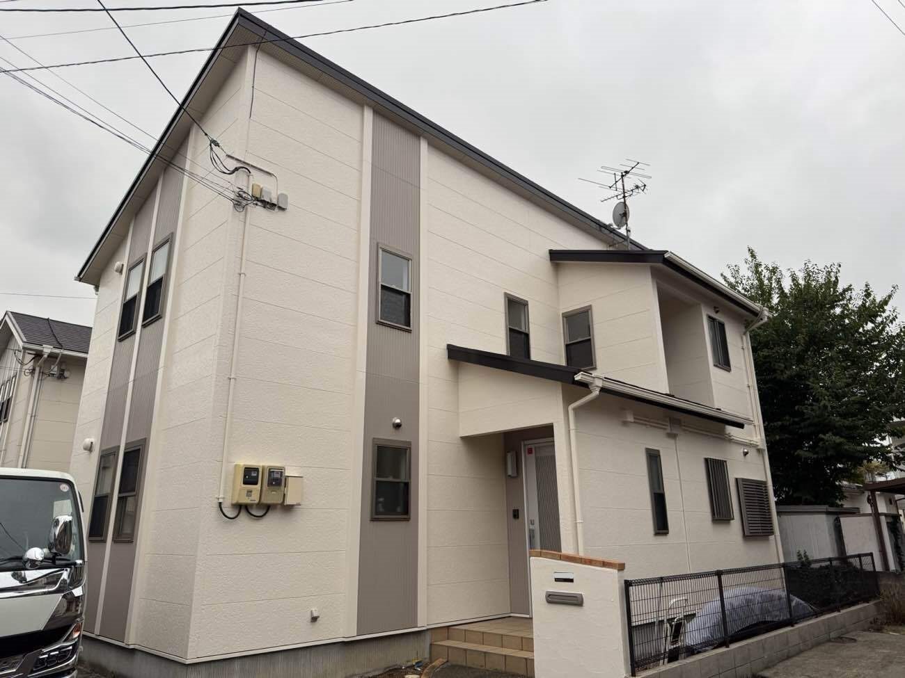 松山市　加賀山様邸　外壁塗装　屋根塗装　2024/11/25