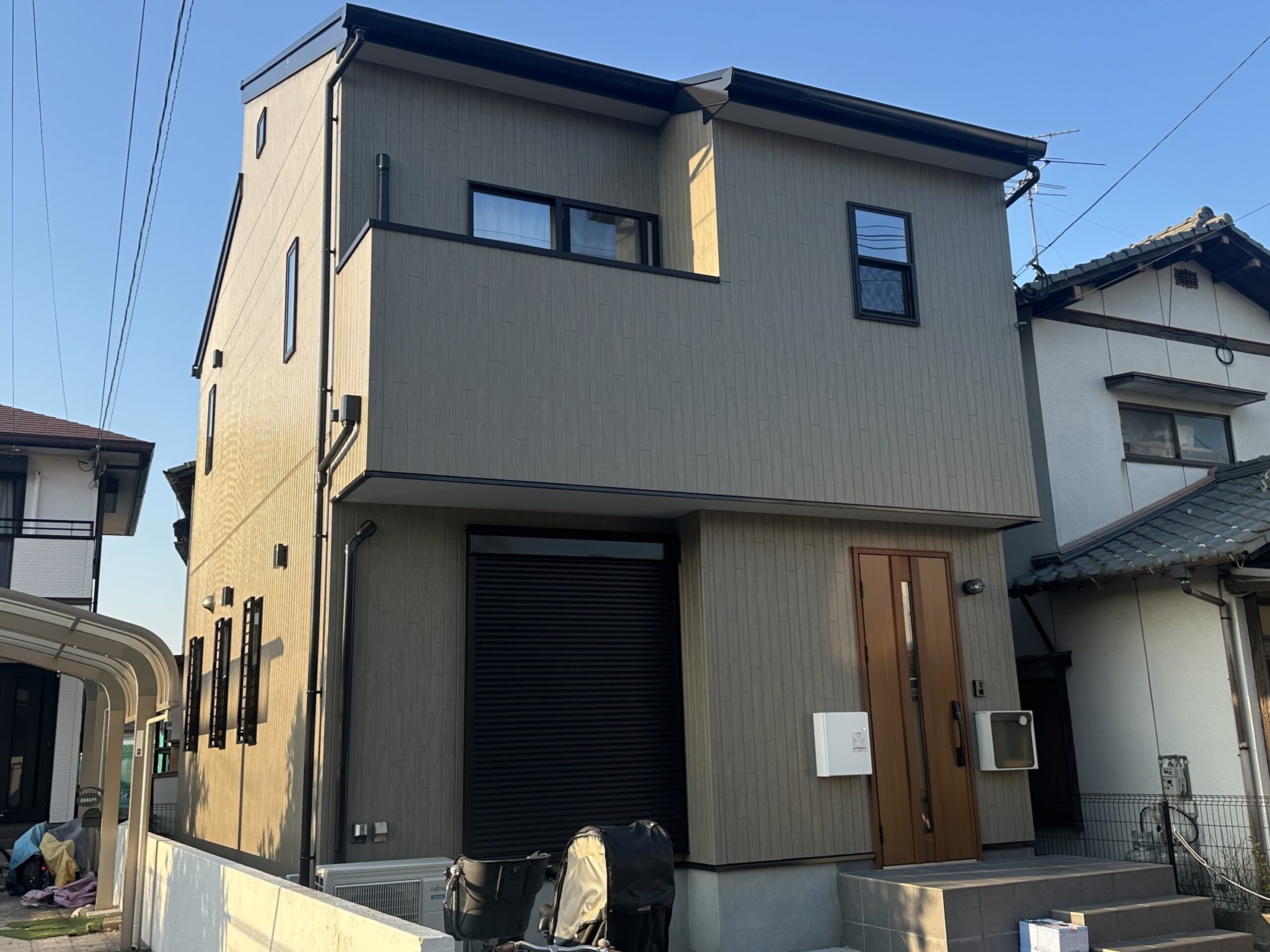 福岡市城南区　K様邸　外壁塗装工事　屋根塗装工事　築3年