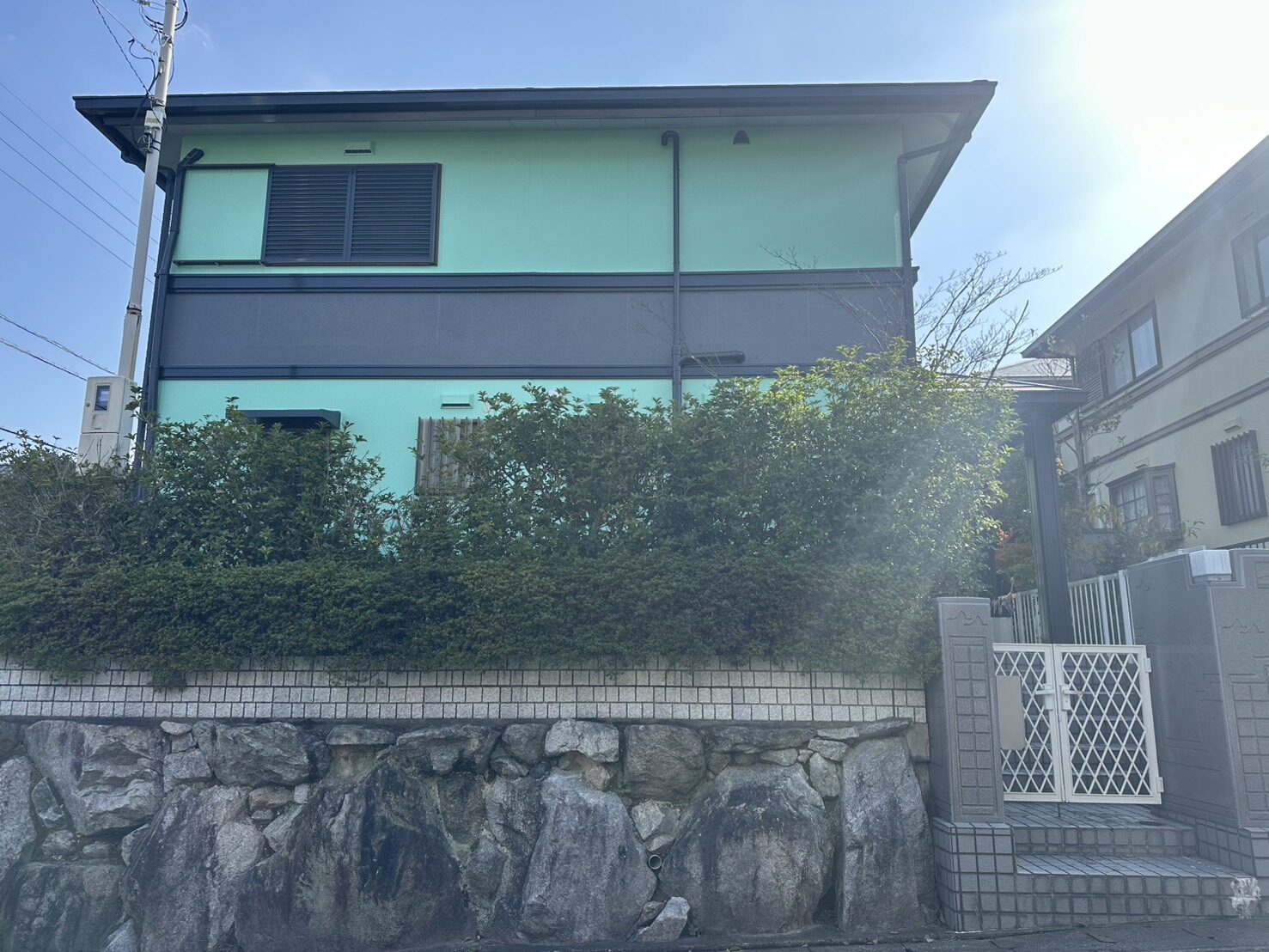 福岡市西区　M様邸　外壁塗装工事　屋根塗装工事　築30年