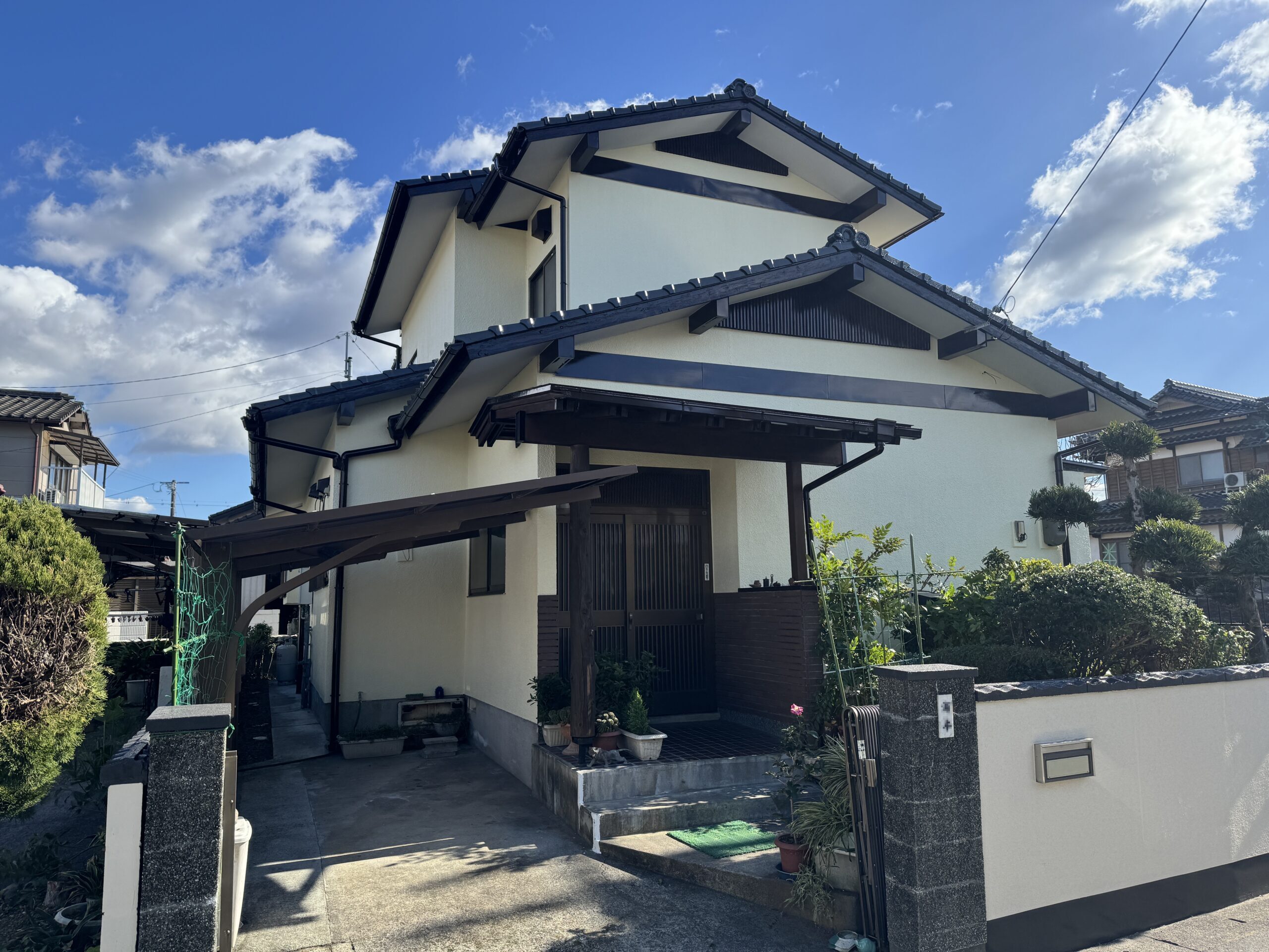 熊本市南区 U様邸 屋根塗装工事 外壁塗装工事 20241217