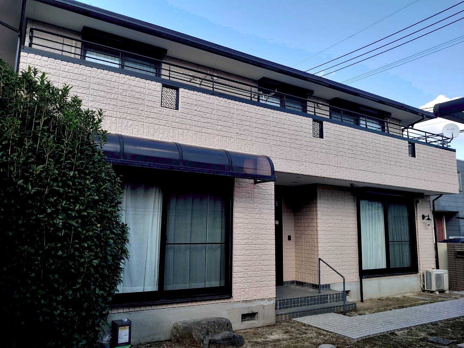 熊本市北区 A様邸 外壁塗装工事 屋根カバー工事 20241205