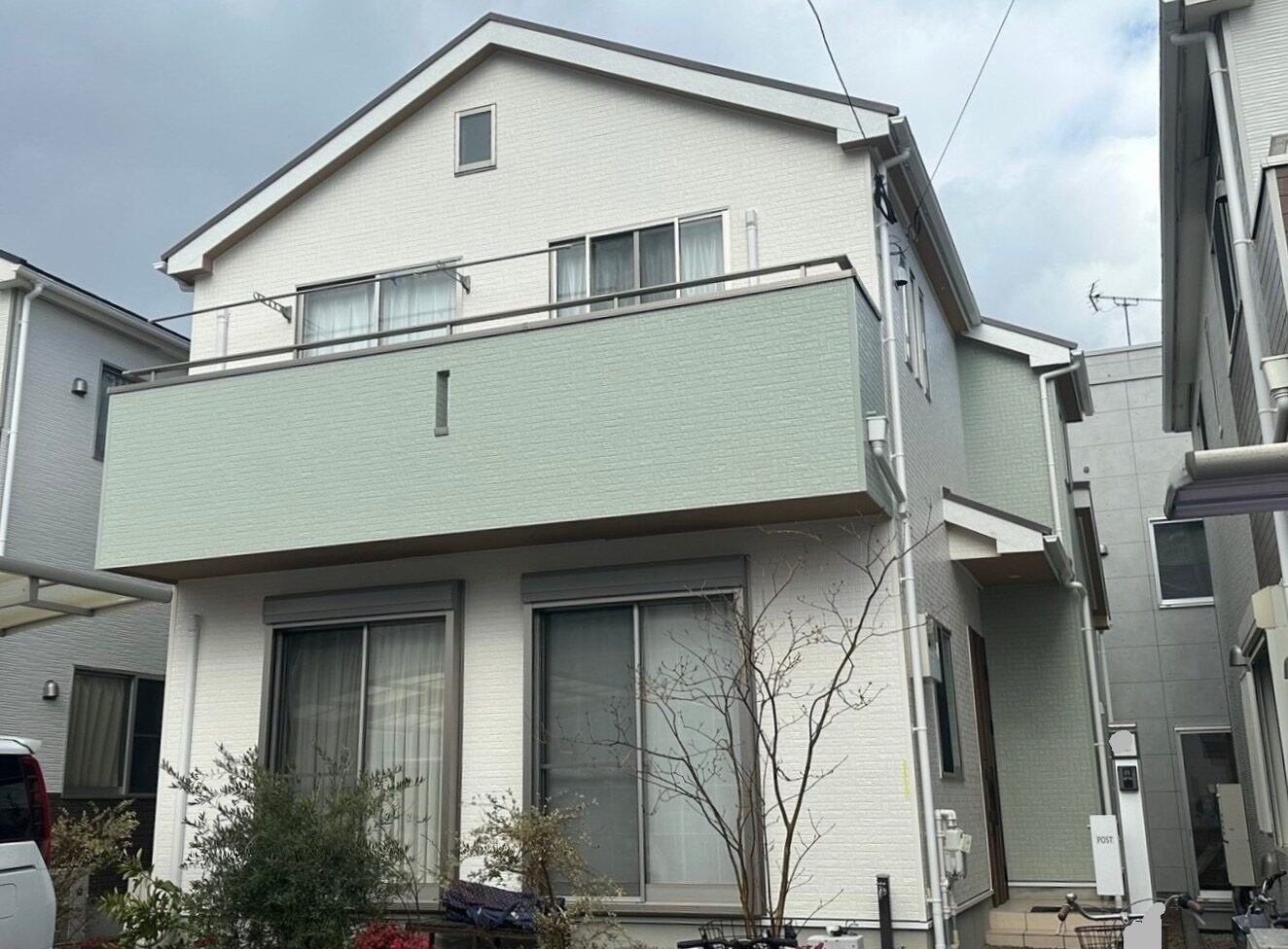 福岡市西区　S様邸　外壁塗装工事　屋根塗装工事　築9年