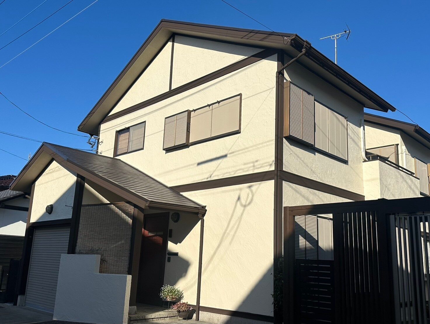 福岡市城南区　H様邸　外壁塗装工事　屋根塗装工事　築20年