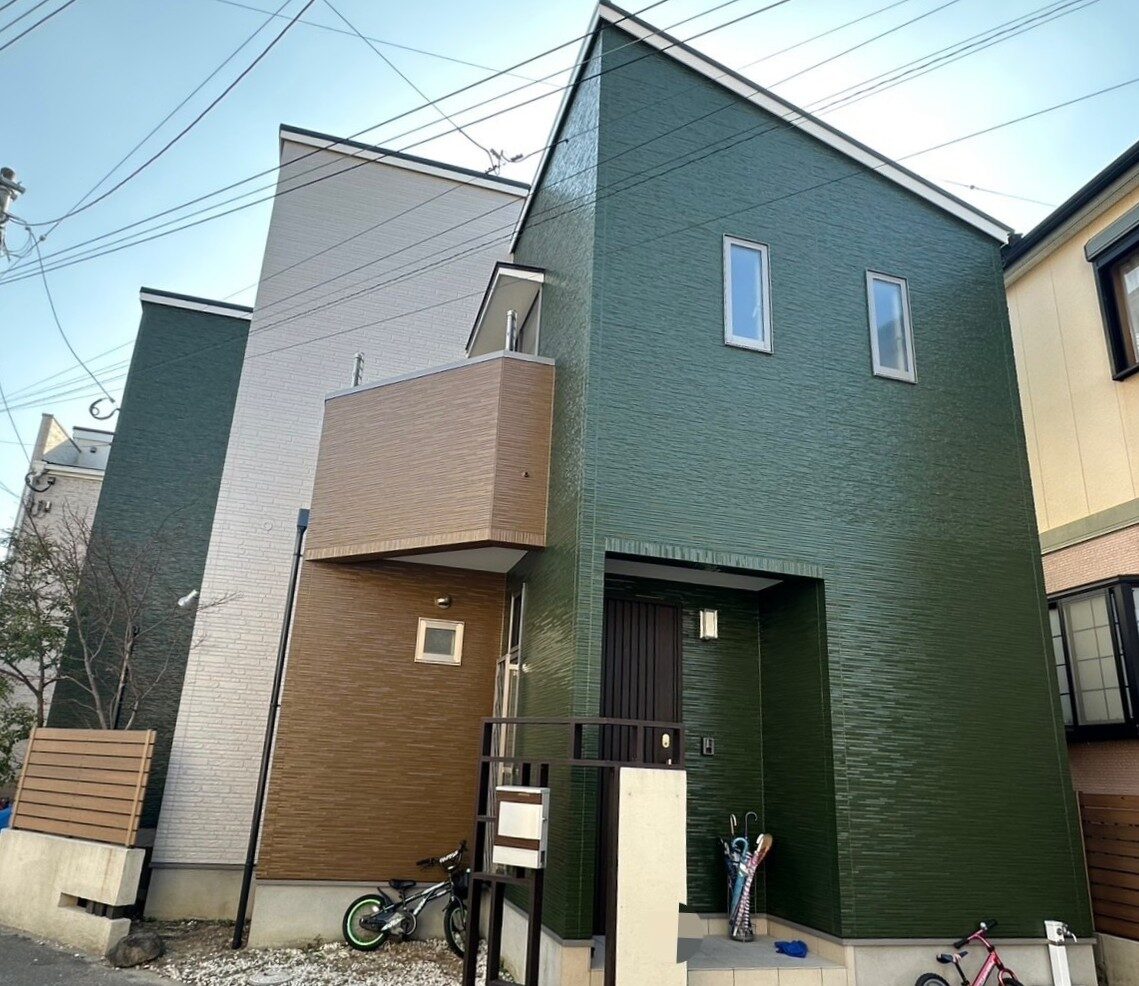 福岡市早良区　N様邸　外壁塗装工事　屋根塗装工事　築10年