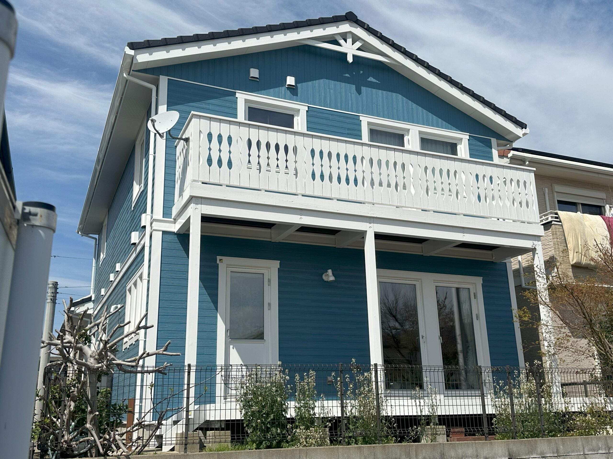 福岡市早良区　J様邸　外壁塗装工事　築9年