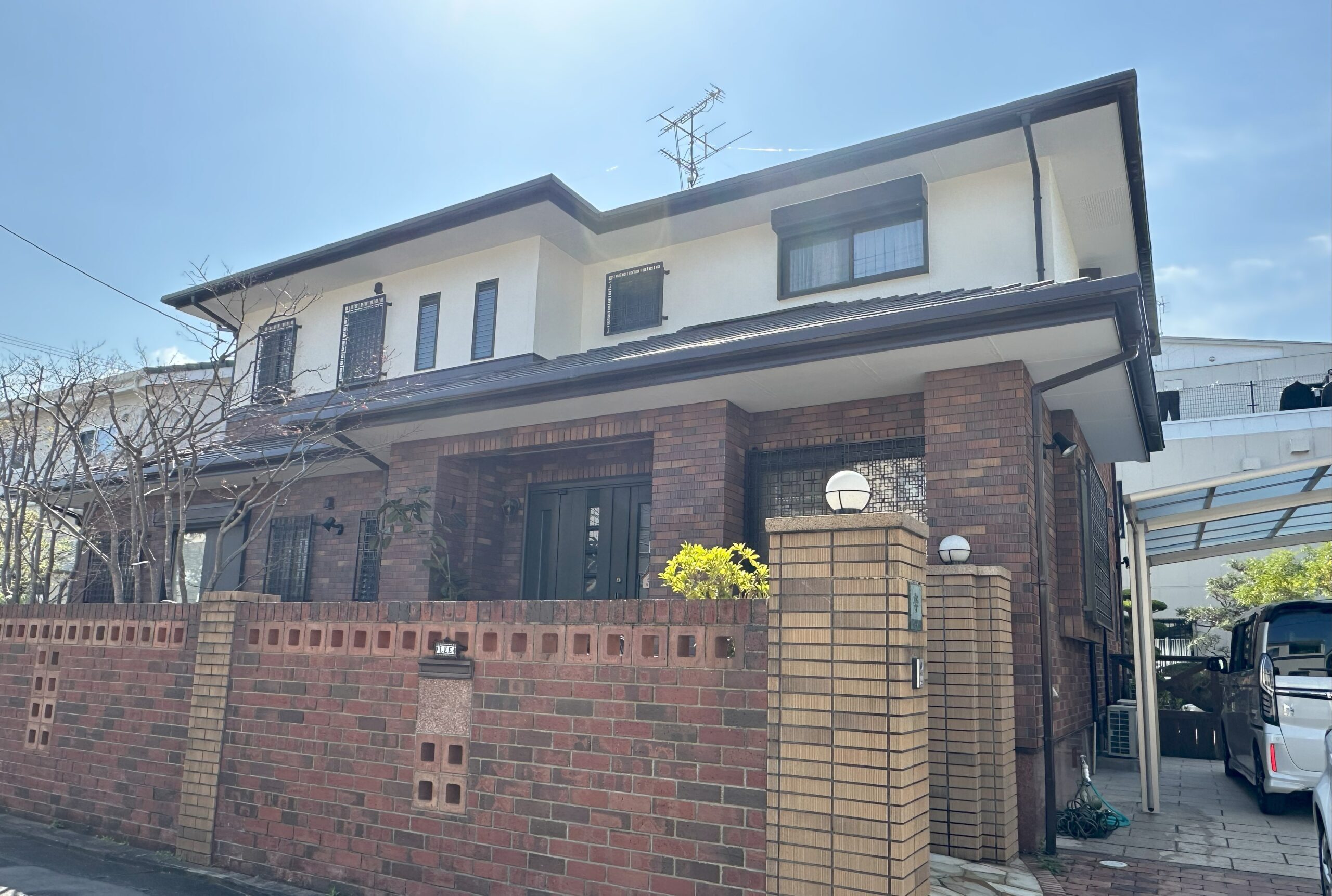 福岡市早良区　R様邸　外壁塗装工事　築23年