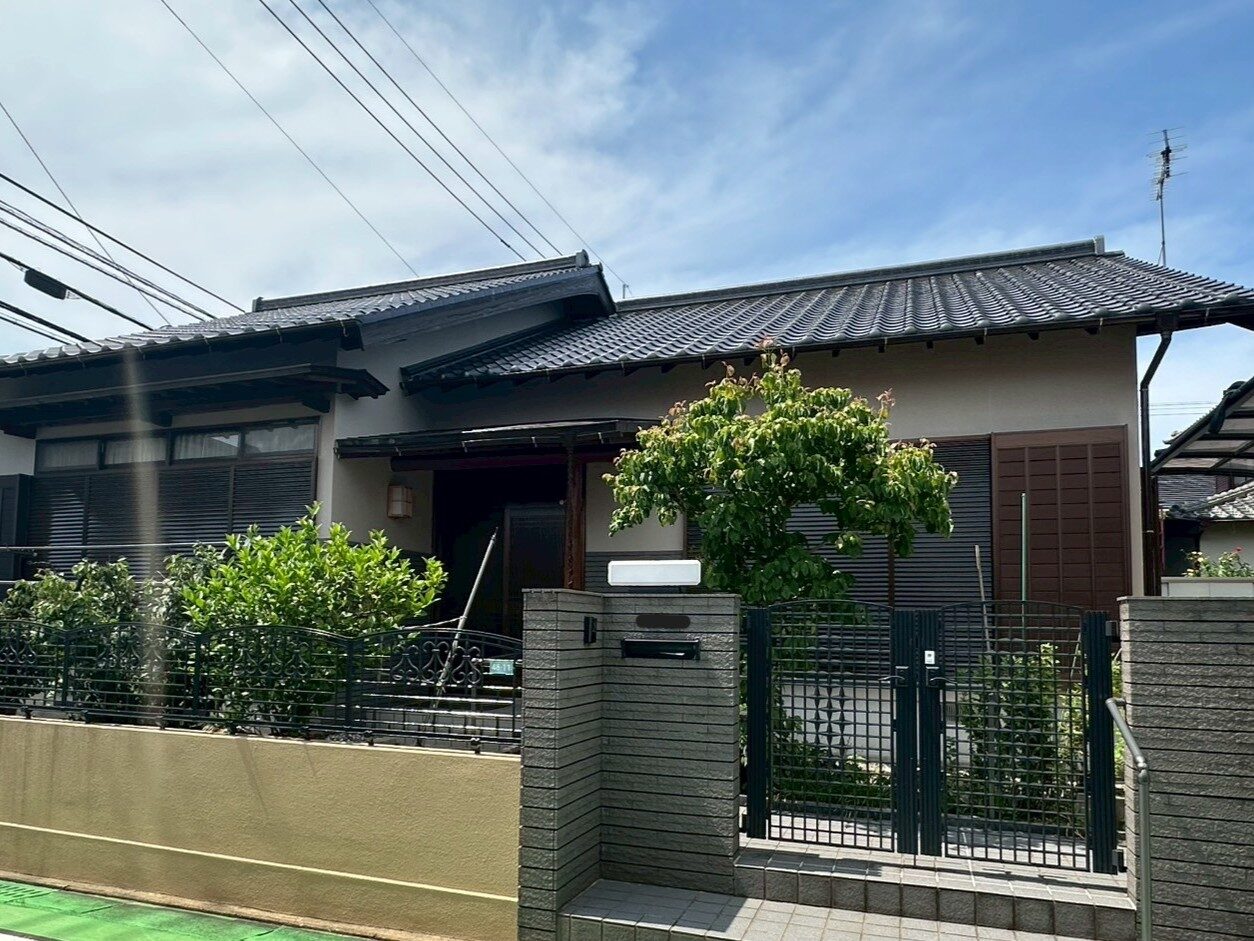 福岡市早良区　N様邸　外壁塗装工事　外塀塗装工事