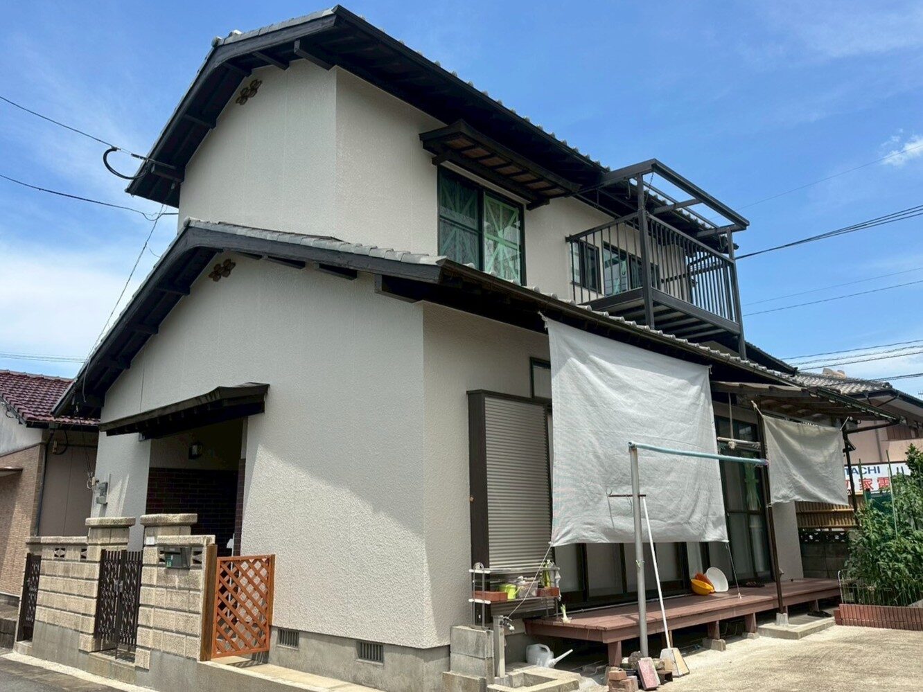 福岡市早良区　I様邸　外壁塗装工事　