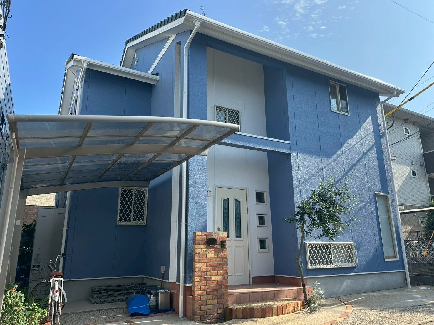 福岡市早良区　Y様邸　外壁塗装工事　築17年