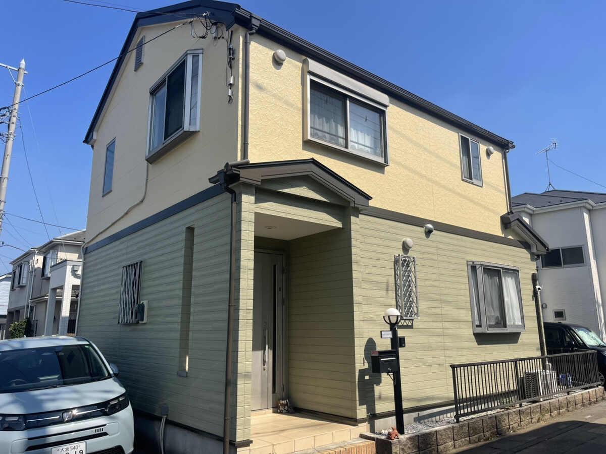 さいたま市見沼区　M様邸　外壁塗装工事　屋根カバー工事