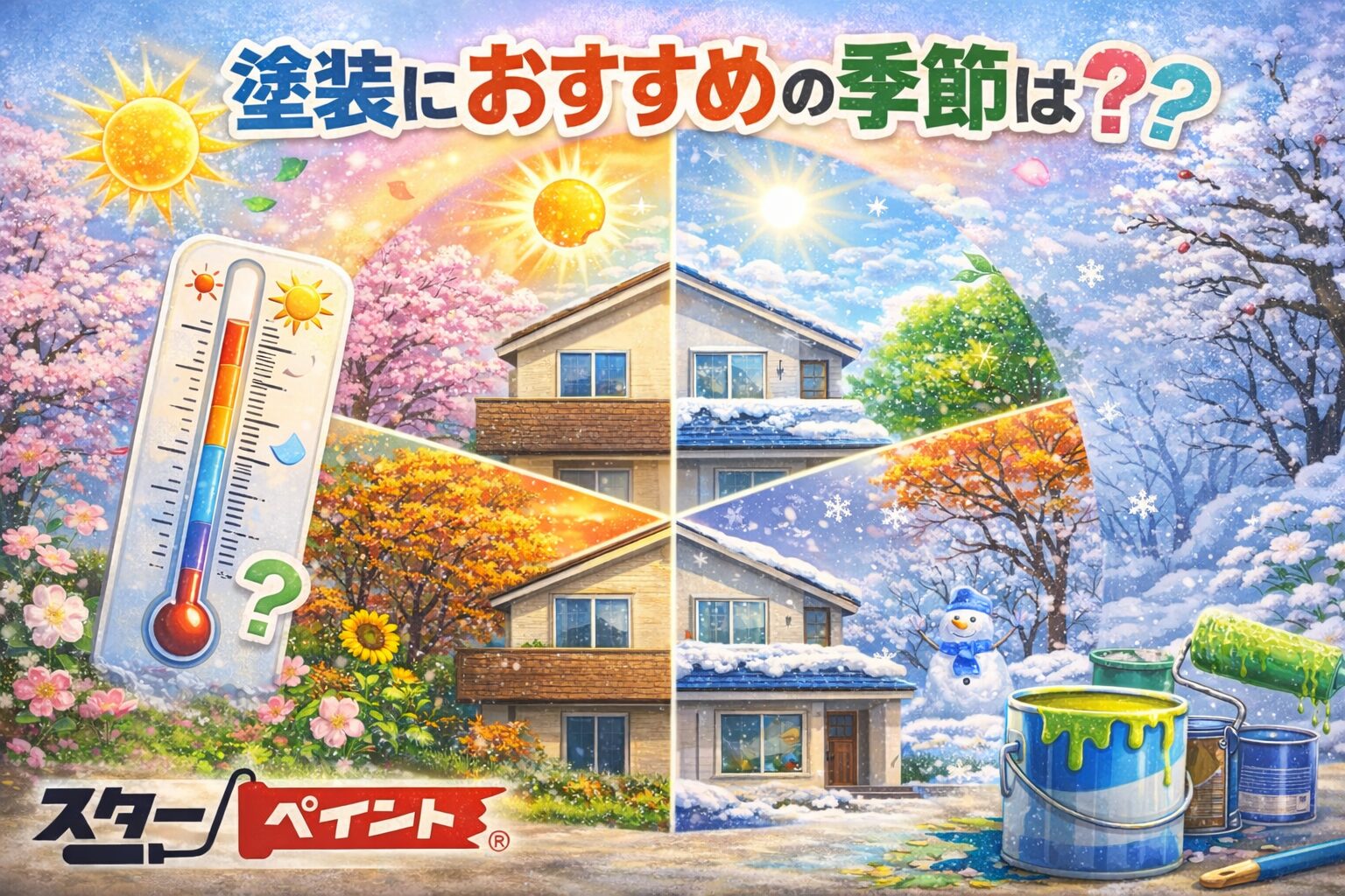 【塗装におすすめの季節はあるの？？】