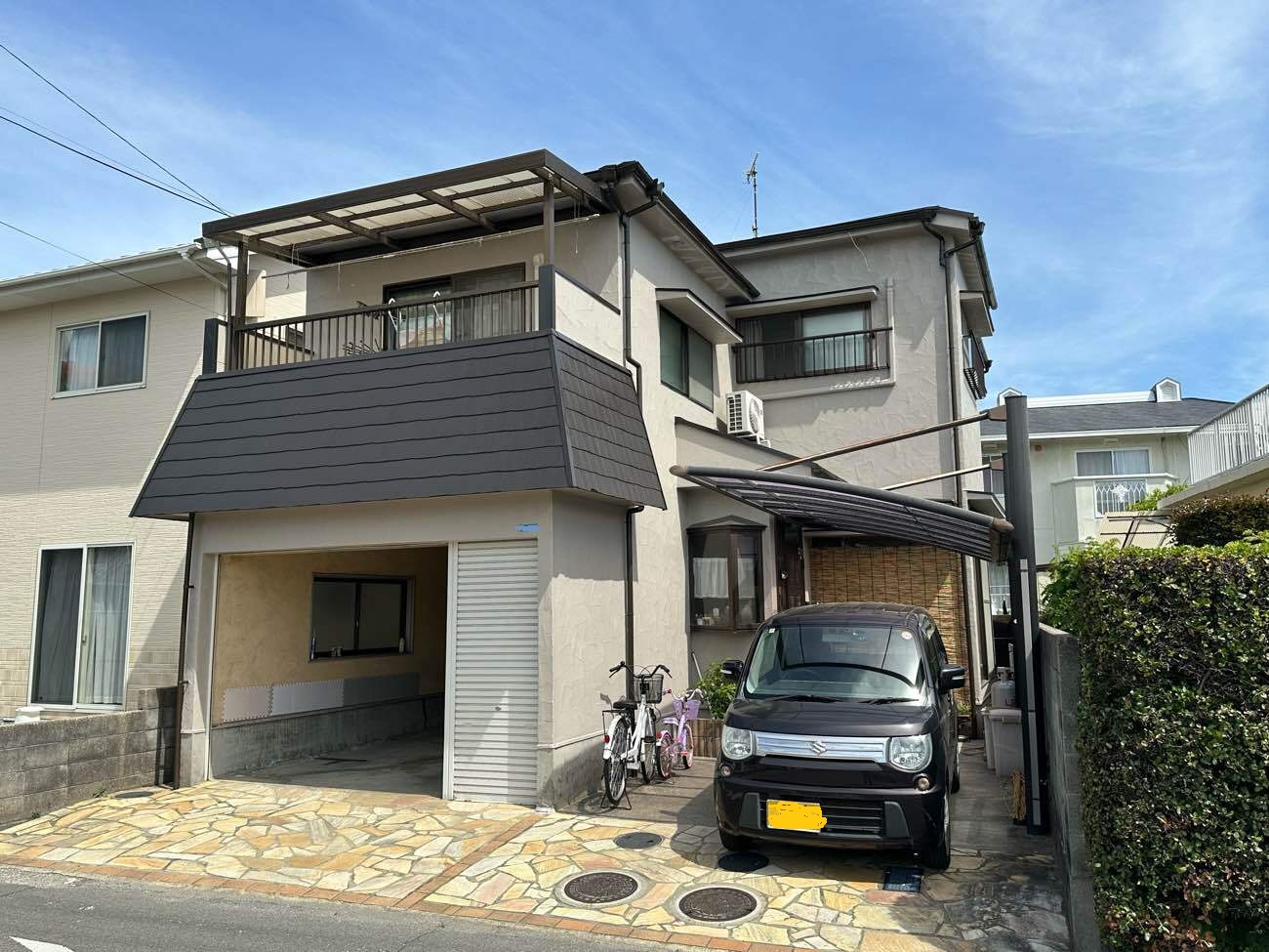 【愛媛県松山市】外壁屋根塗装工事｜水系ファインコートシリコン×SPパワールーフSiで実現した高耐久リフォーム事例